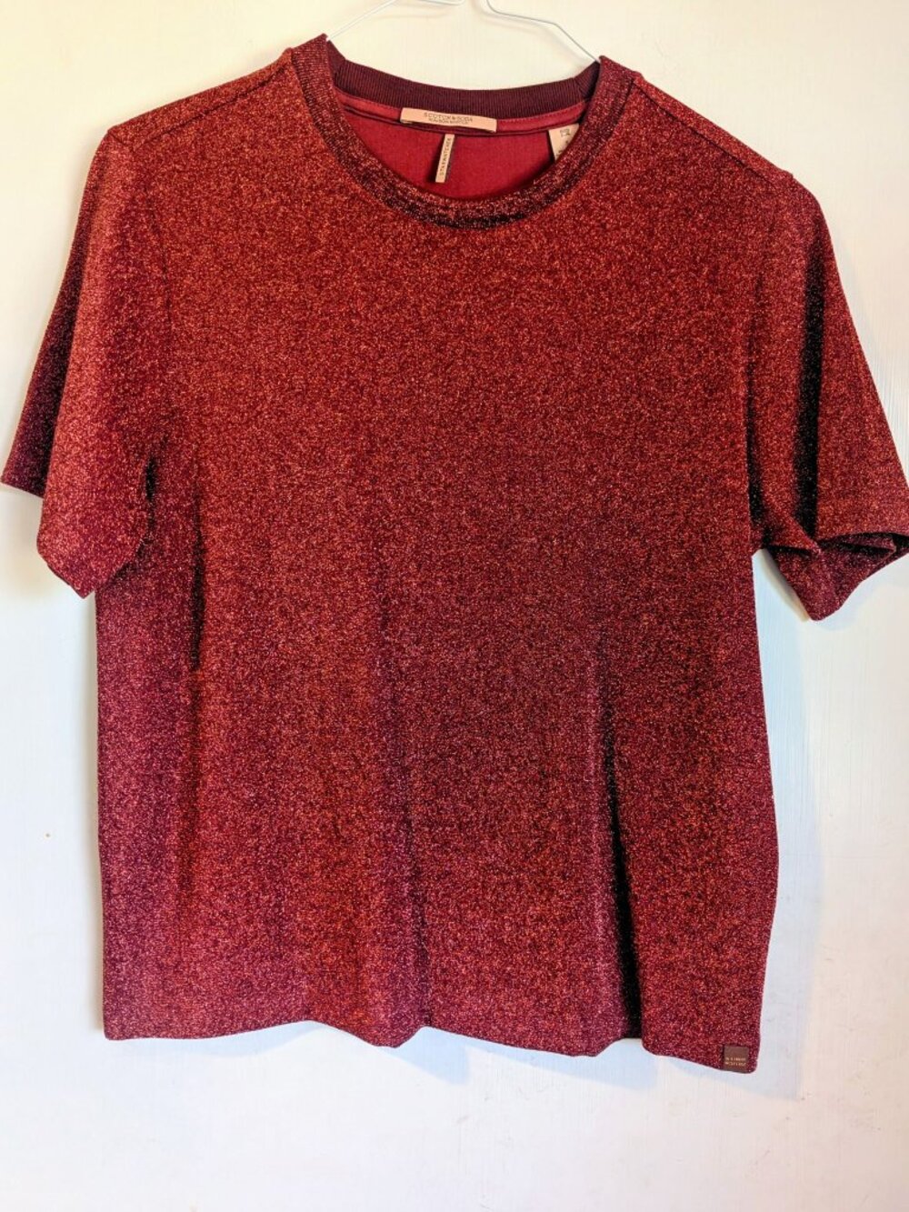 Scotch & Soda Sparkly Red Tee